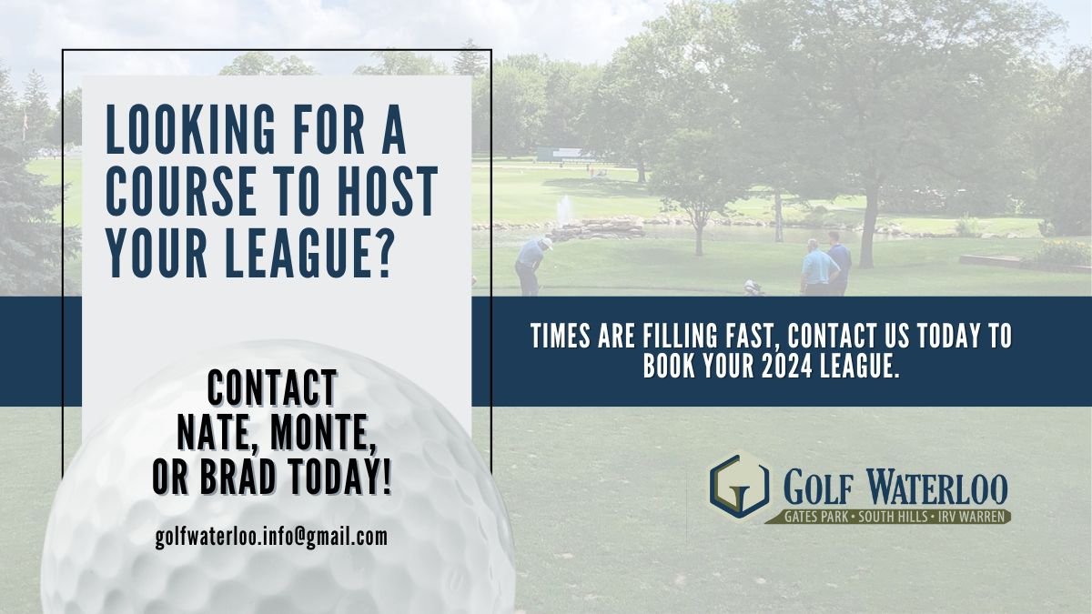 Host Your League at Golf Waterloo